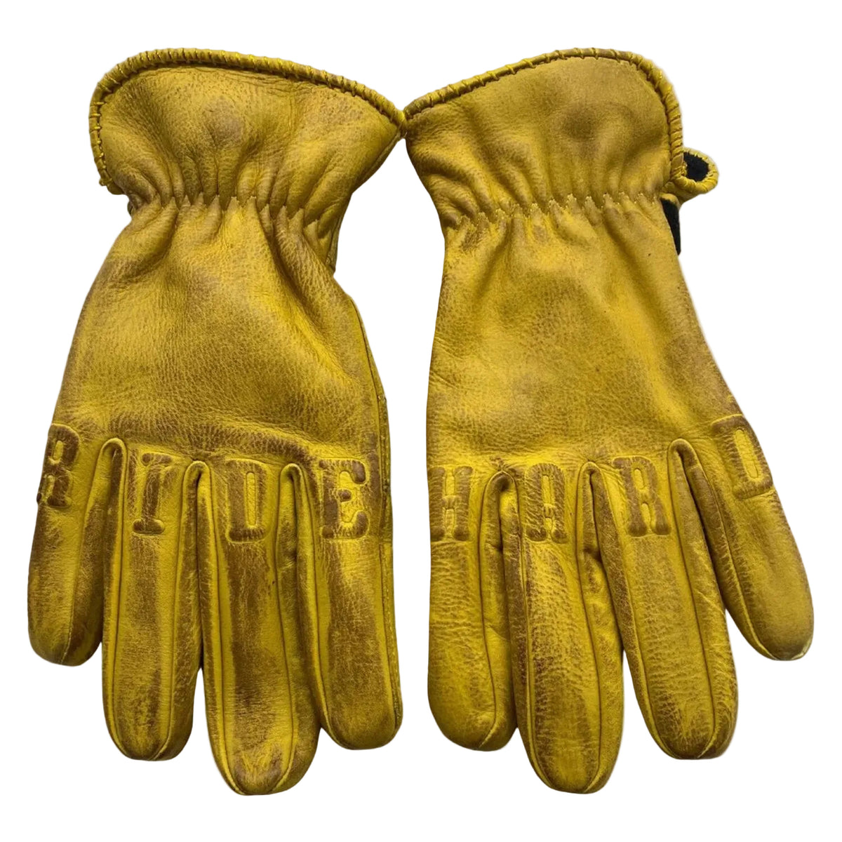 Rokker Ride Hard Handschoenen Geel