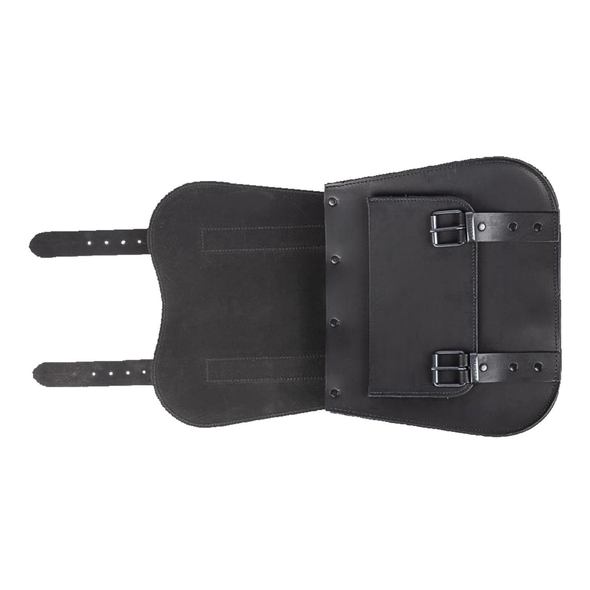 MCS Leather Single Saddlebag 18L Zwart onderkant