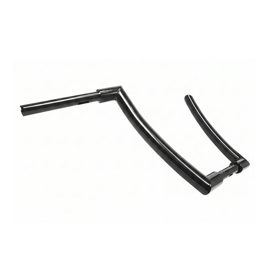Zodiac Chicano Ape Hanger 14" Rise Matte Black — 38mm stuur voor Harley-Davidson Touring & Softail