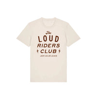 T-shirt Loud Riders Club — Natural Raw
