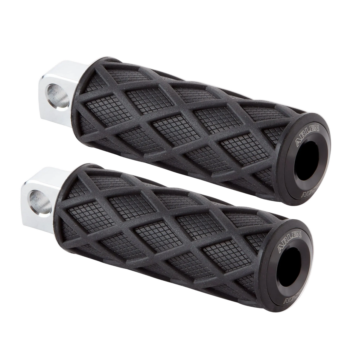 Arlen Ness Diamond Foot Peg Set — Zwart