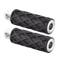 Arlen Ness Diamond Foot Peg Set — Chrome
