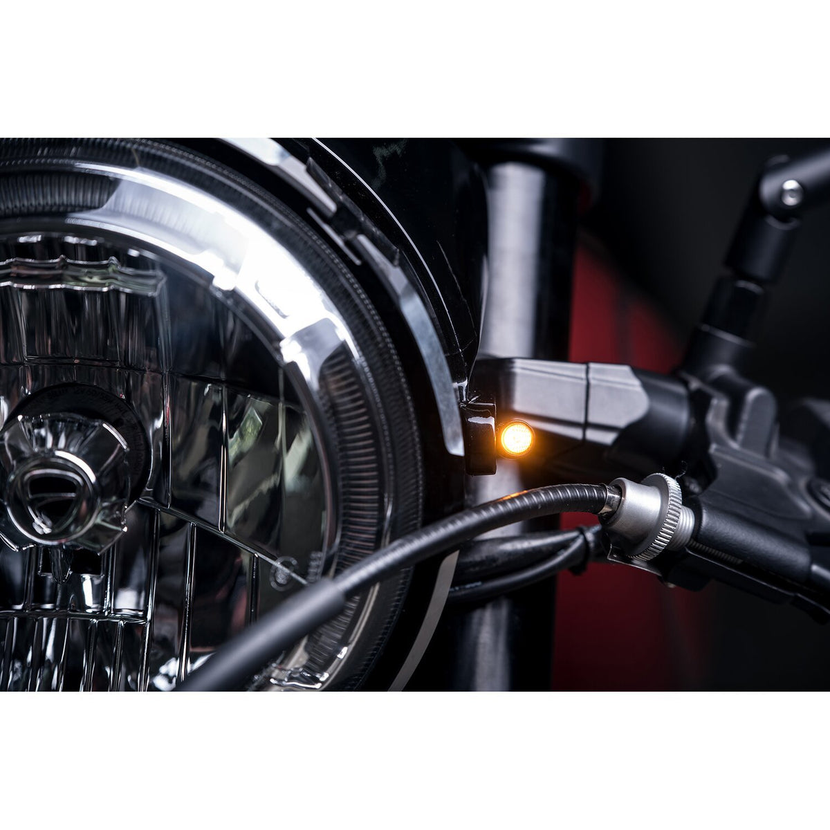 Kellermann Bullet Atto Dark LED Turn Signal — detail
