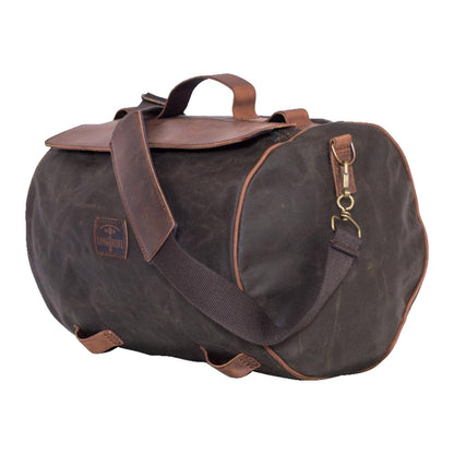 Roll Bag Waxed Cotton Narrow — Khaki Wax
