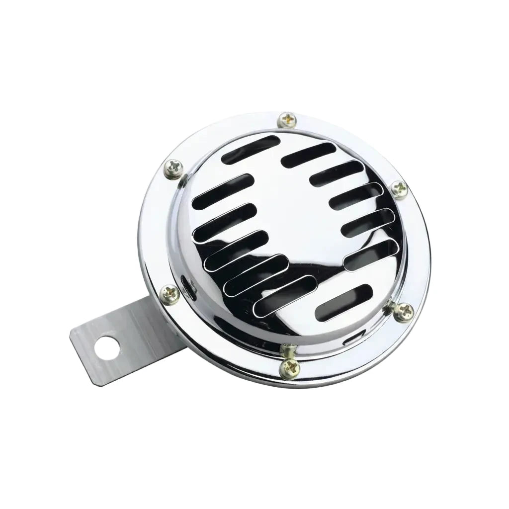 MCS Slotted Round Horn 100mm — Chrome