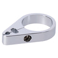 MCS Frame Cable Clamp Throttle/Idle/Brake — 2-delig / Chrome