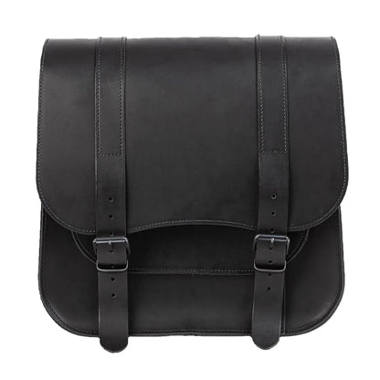 MCS Leather Saddlebag Postman 30L Zwart