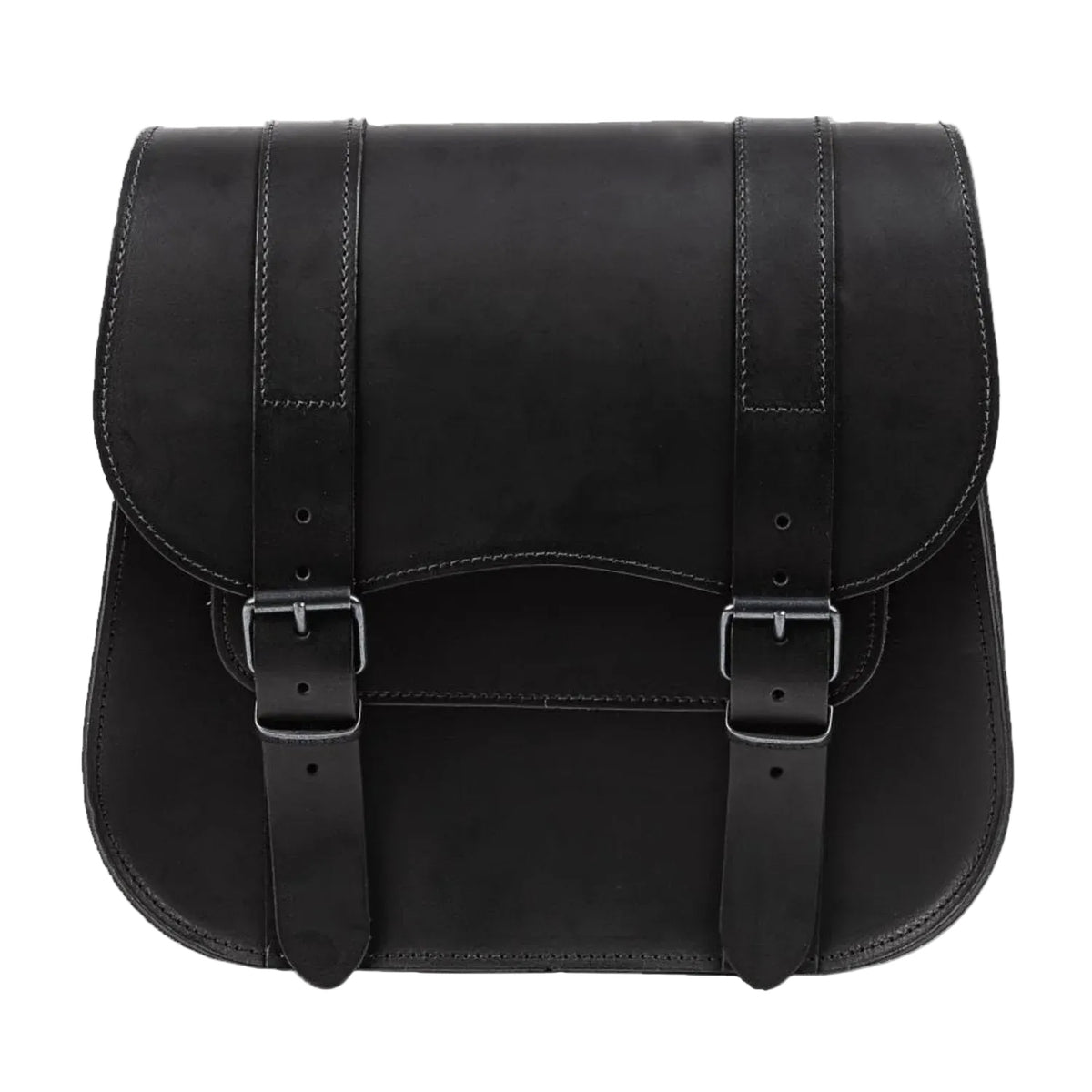 MCS Leather Single Saddlebag 18L Zwart