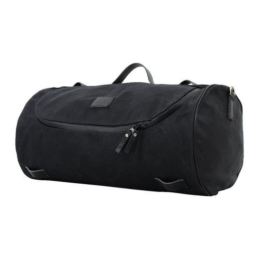 Roll Bag Waxed Cotton Wide — Black Wax