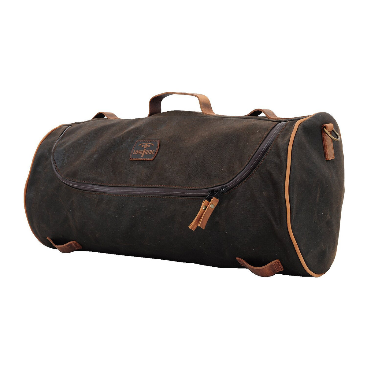 Roll Bag Waxed Cotton Wide — Khaki Wax