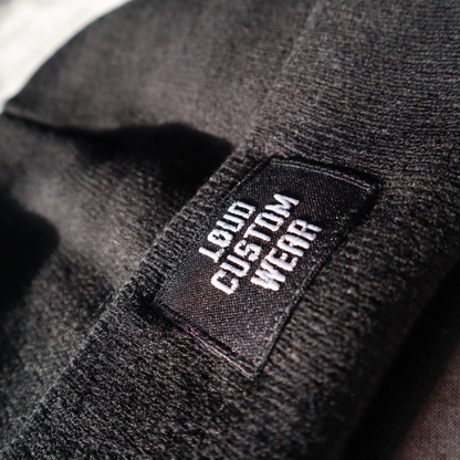 Muts Loud Motorcycles — zwart, detail