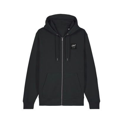 Loud Custom Wear Zip Hoodie Loud Riders Club — Zwart — detail