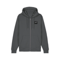 Loud Custom Wear Zip Hoodie Just Ride — Antraciet — detail