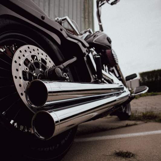 Vance & Hines Big Shots Long 2½ inch uitlaat — chroom