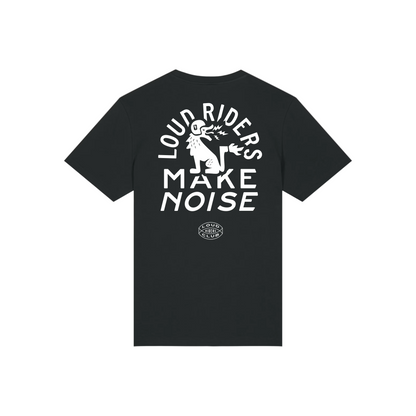 Loud Custom Wear T-shirt The Hound — Zwart — detail