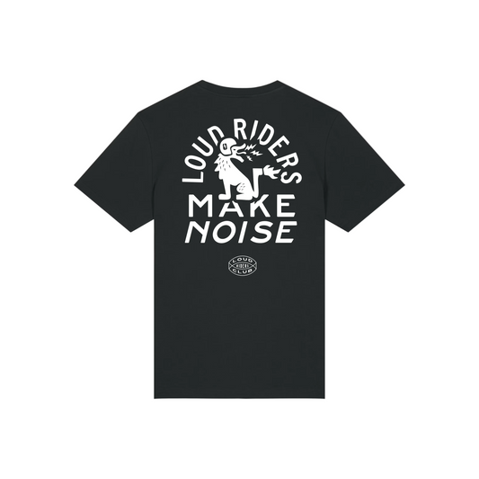 Loud Custom Wear T-shirt The Hound — Zwart — detail