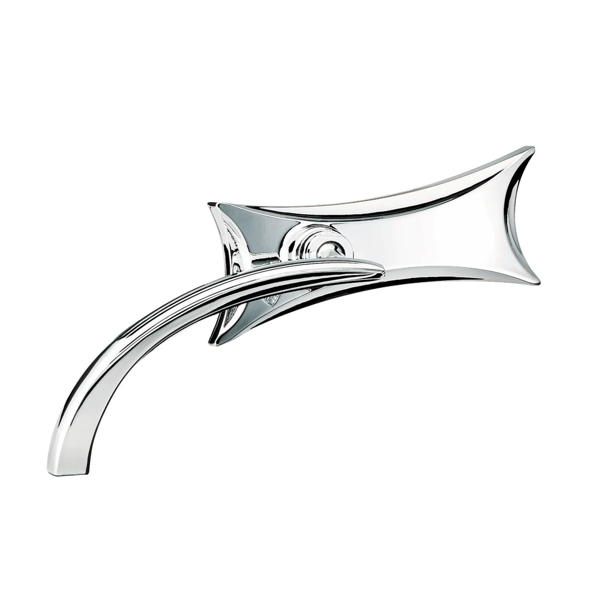 Arlen Ness Four-Point Micro Mirrors — Chrome — detail