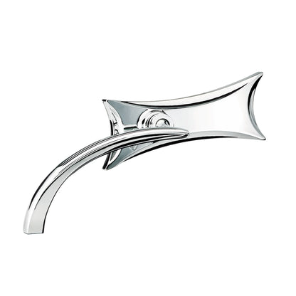Arlen Ness Four-Point Micro Mirrors — Chrome — detail