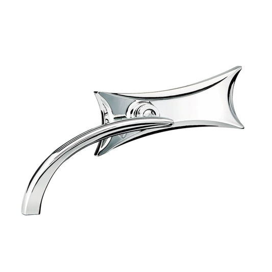 Arlen Ness Four-Point Micro Mirrors — Chrome — detail