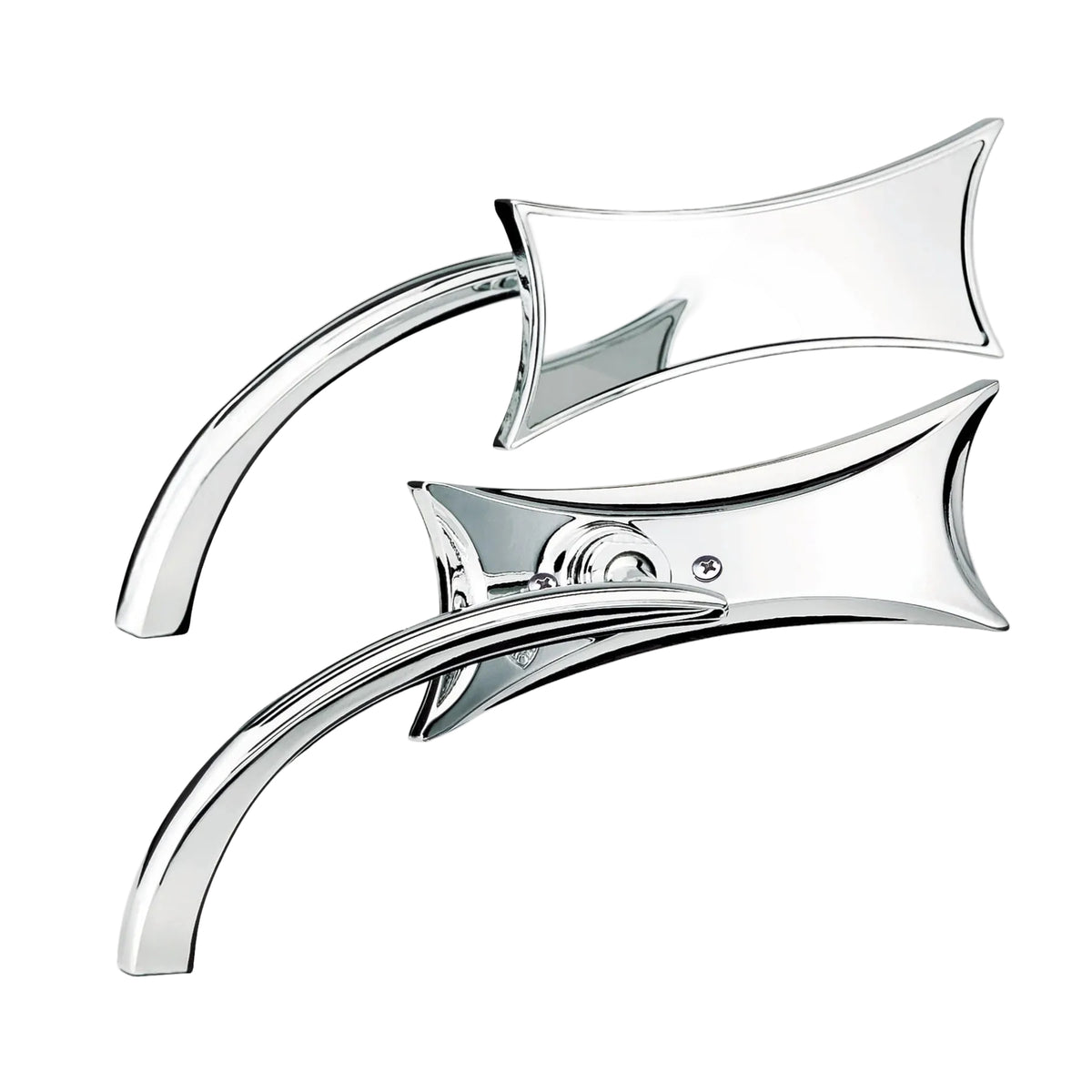 Arlen Ness Four-Point Micro Mirrors — Chrome