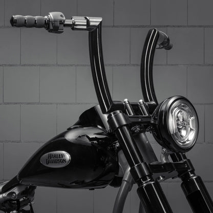 Killer Custom Killer Bull 2 Fat Handlebars 8" — Zwart — detail