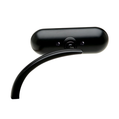 Arlen Ness Mini Oval Micro Mirrors — Zwart — detail