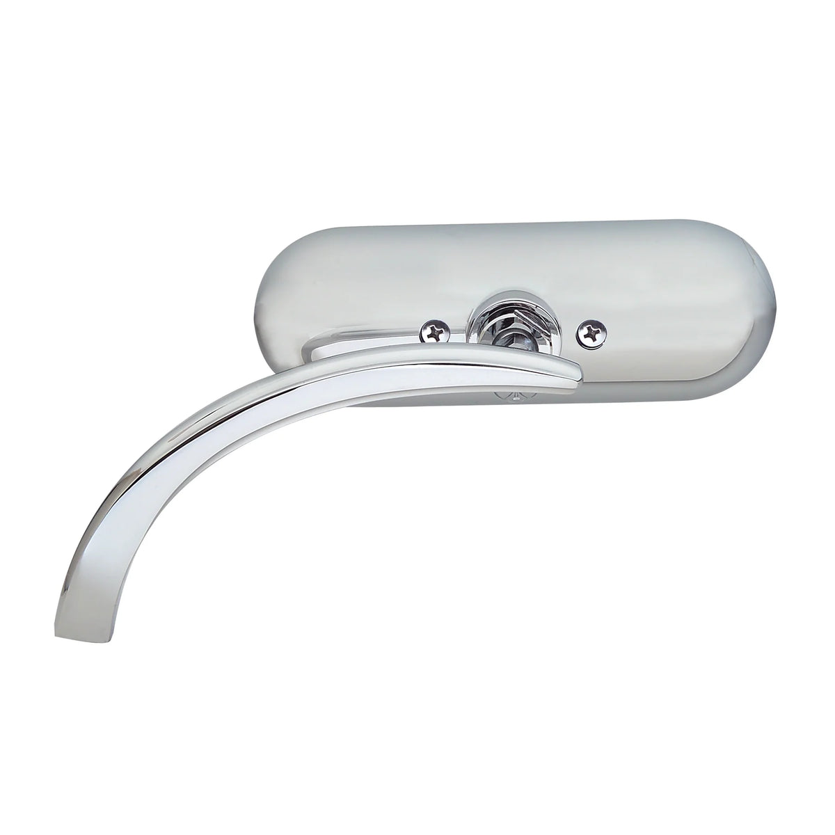 Arlen Ness Mini Oval Micro Mirrors — Chrome — detail