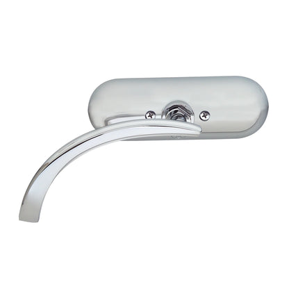 Arlen Ness Mini Oval Micro Mirrors — Chrome — detail