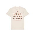 T-shirt Loud Riders Club — Natural Raw, voorkant
